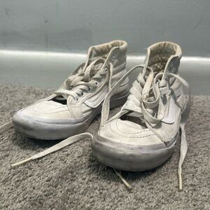 White van high top size women’s 6.5